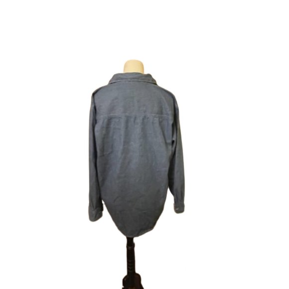 Denim button down shirt L - Picture 2 of 4